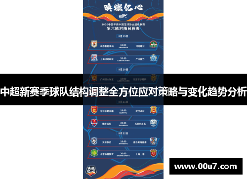 中超新赛季球队结构调整全方位应对策略与变化趋势分析