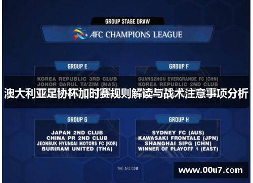 澳大利亚足协杯加时赛规则解读与战术注意事项分析